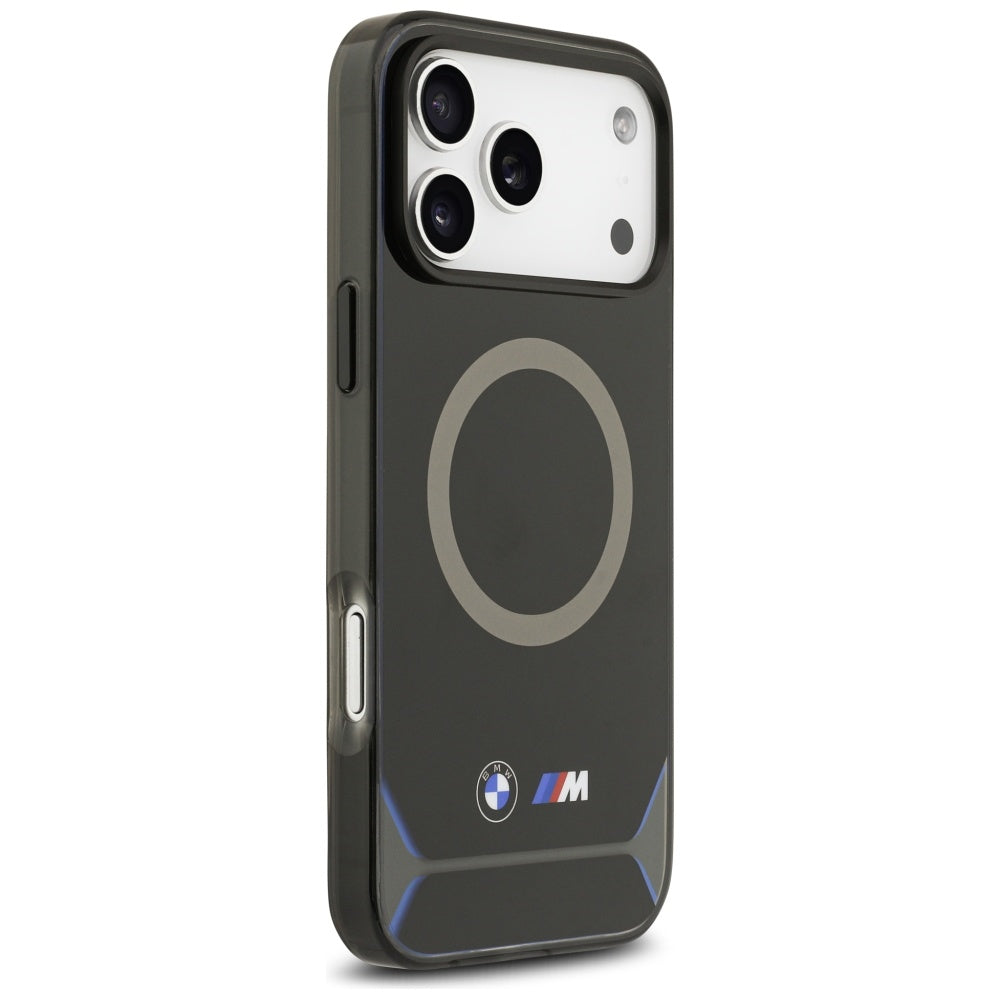 BMW M IML Metal Buttons &amp; Logo MagSafe Case for iPhone 17 Pro Max - Blue_3