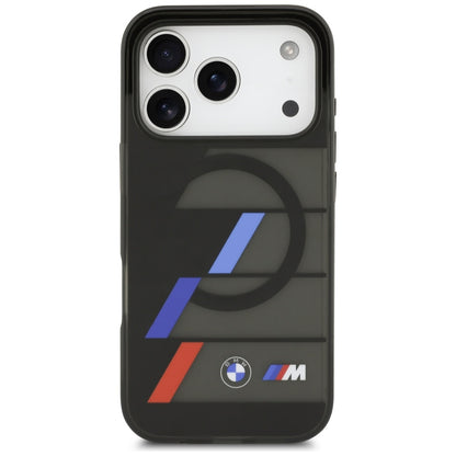 BMW M IML Metal Buttons Tricolor Lines MagSafe Case for iPhone 17 Pro - Black_2
