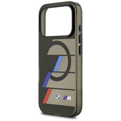 BMW M IML Metal Buttons Tricolor Lines MagSafe Case for iPhone 17 Pro Max - Black_5