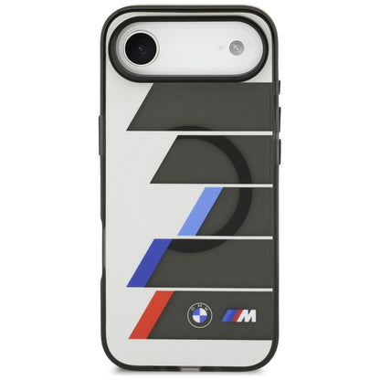 BMW M IML Metal Buttons Tricolor Lines MagSafe Case for iPhone Air - Gray_2
