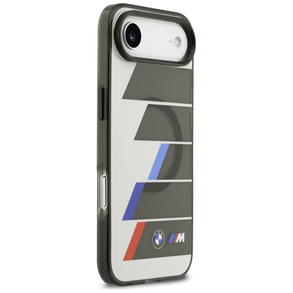 BMW M IML Metal Buttons Tricolor Lines MagSafe Case for iPhone Air - Gray_3