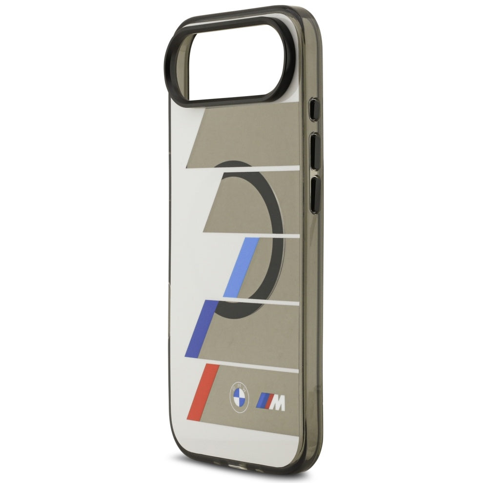 BMW M IML Metal Buttons Tricolor Lines MagSafe Case for iPhone Air - Gray_5