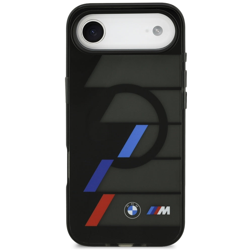 BMW M IML Metal Buttons Tricolor Lines MagSafe Case for iPhone Air - Black_2