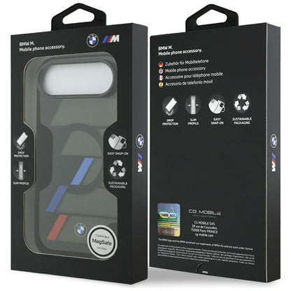 BMW M IML Metal Buttons Tricolor Lines MagSafe Case for iPhone Air - Black_7