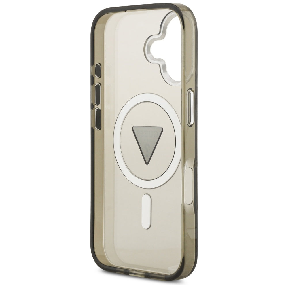 Guess IML Gradient Triangle Logo MagSafe case for iPhone 17 - olive_6