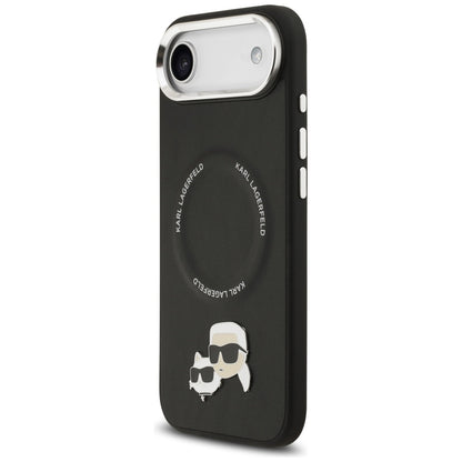 Karl Lagerfeld Karl &amp; Choupette Pins MagSafe Case for iPhone Air - Black_1