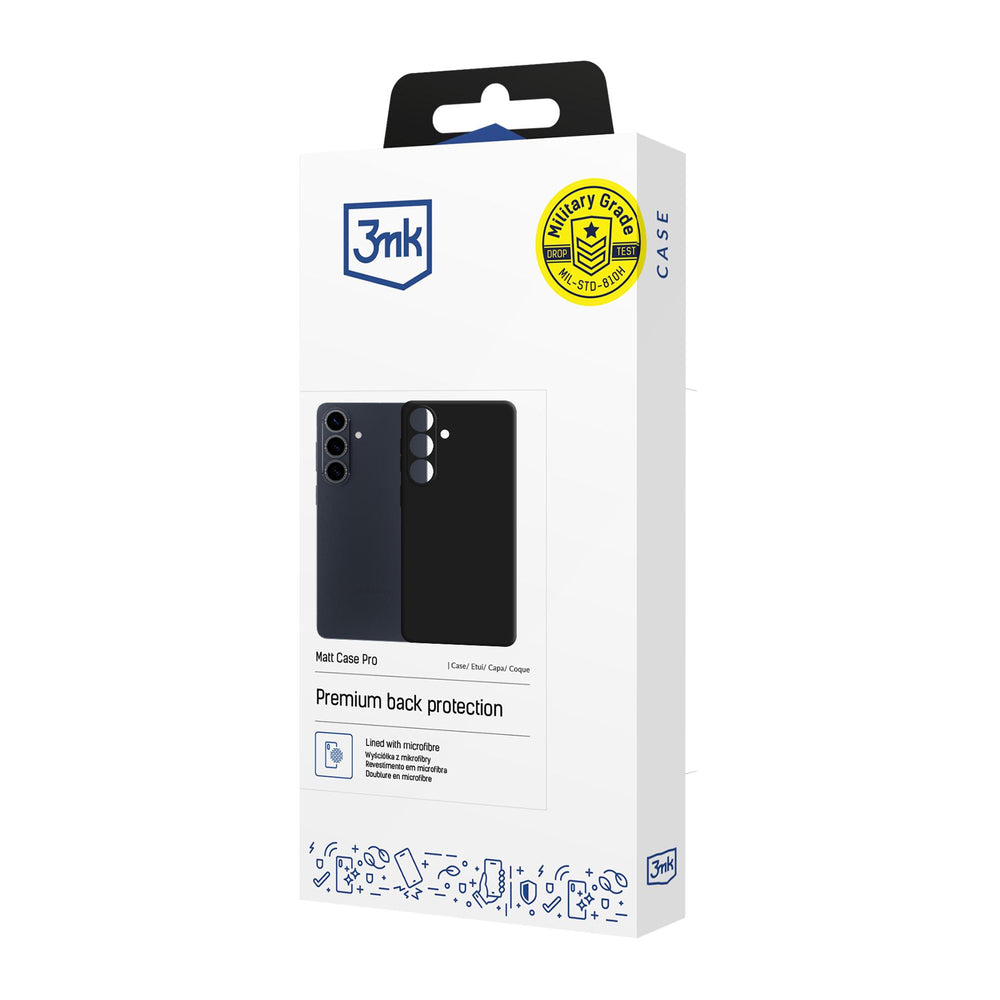 3mk Matt Case Pro for Samsung Galaxy S26+ - matte black_10