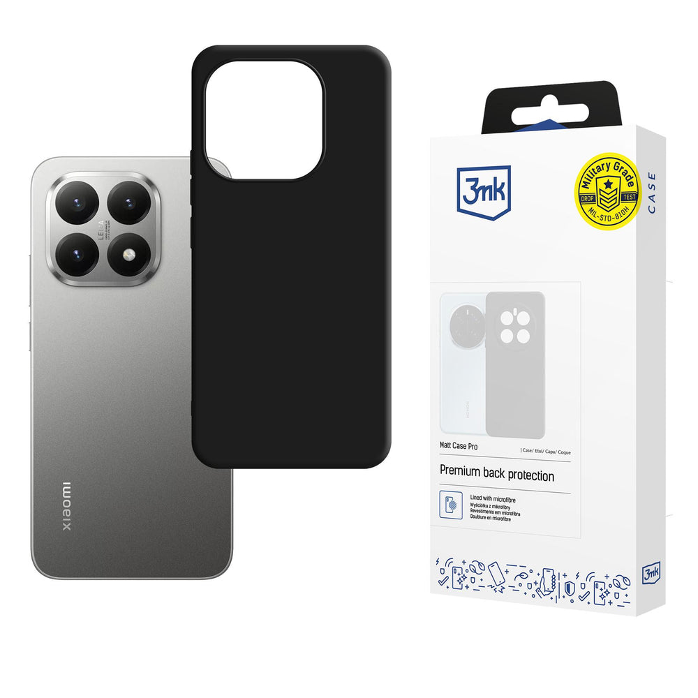 3mk Matt Case Pro case for Xiaomi 15T 5G - black_0