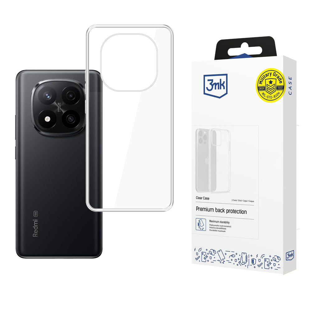 3mk Clear Case for Xiaomi Redmi Note 15 5G - transparent_0