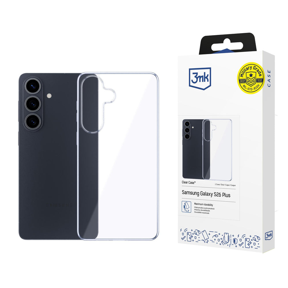 3mk Clear Case for Samsung Galaxy S26+ - transparent_0