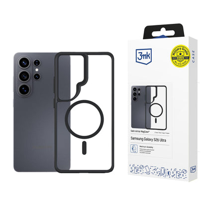 3mk Satin Armor MagCase for Samsung Galaxy S26 Ultra - Transparent Black_9