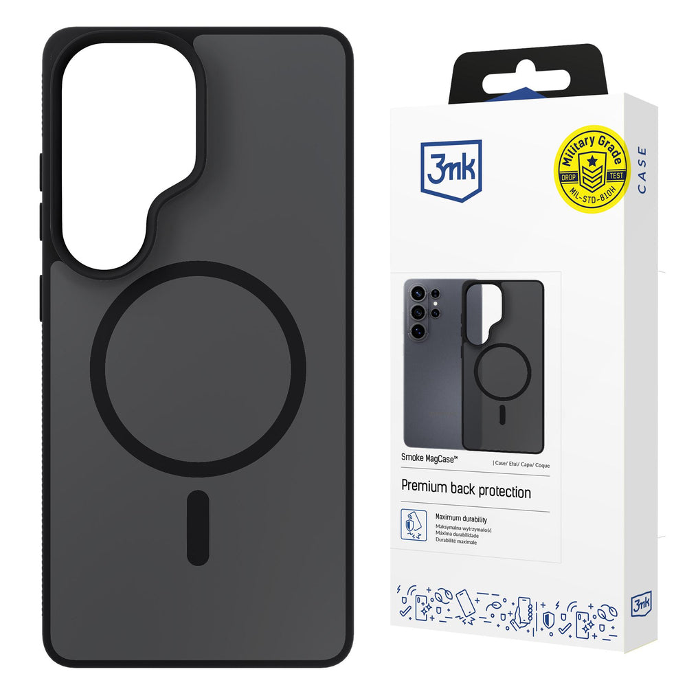 3mk Smoke MagCase for Samsung Galaxy S26 Ultra - Gray-Translucent_0