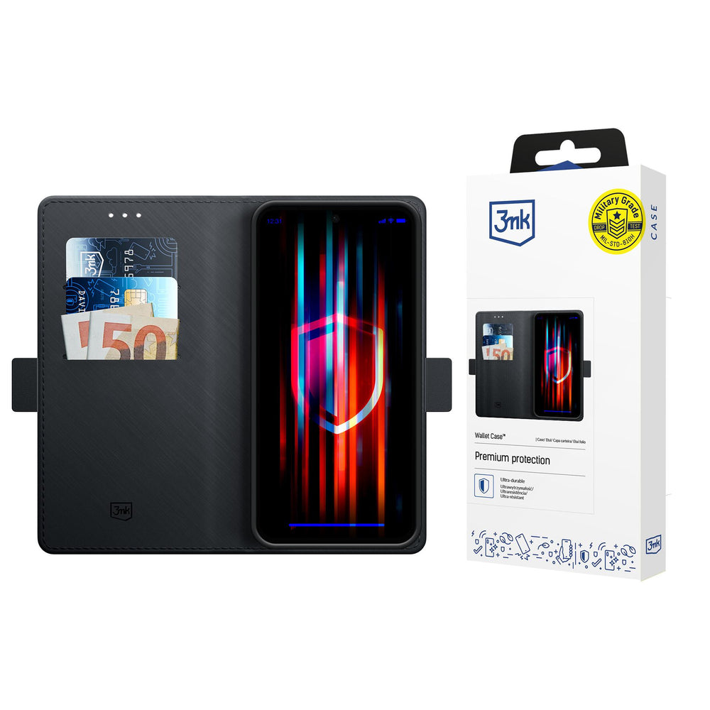 3mk Wallet Case for Xiaomi Redmi note 15 Pro - black_0