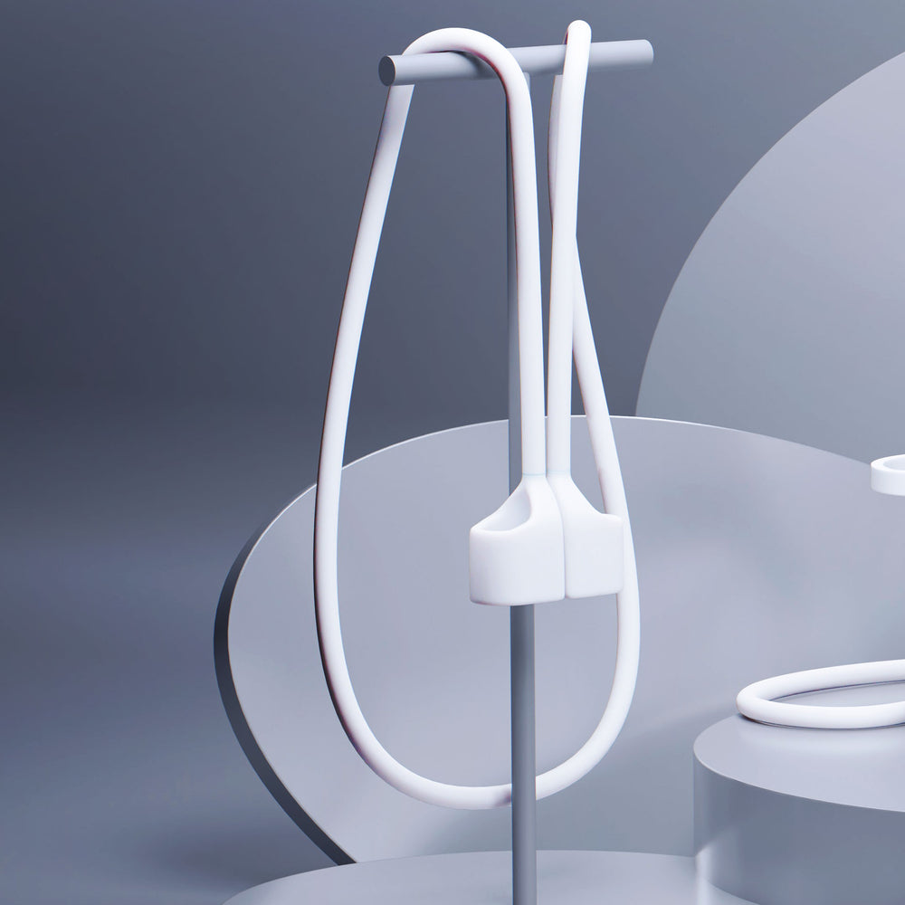 3mk Silicone AirPods Case for AirPods Pro 3 - White_3