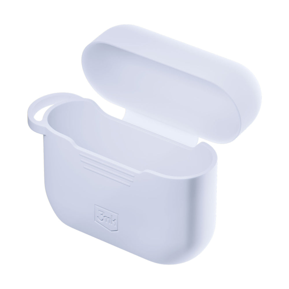 3mk Silicone AirPods Case for AirPods Pro 3 - White_4