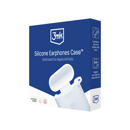 3mk Silicone AirPods Case for AirPods Pro 3 - White_5