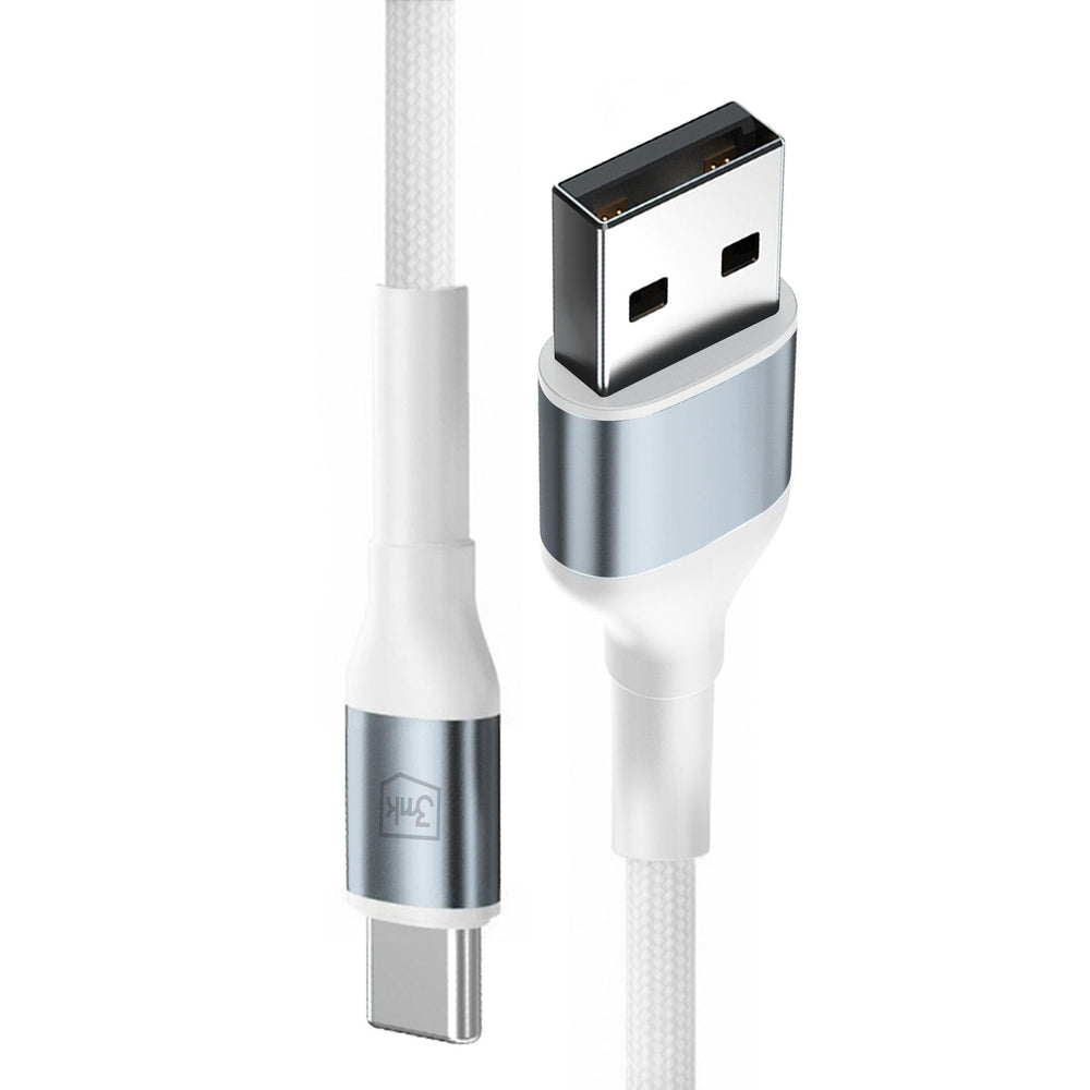 3mk Hyper Cable N-SERIES USB-A / USB-C 1m 9V/2A 18W / white_1