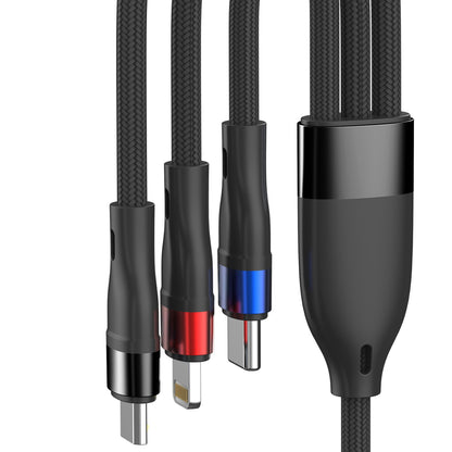 3mk Hyper Cable N-SERIES 3 in 1 USB-A / Lightning / Micro 1.2m 9V/2A 18W - black_6