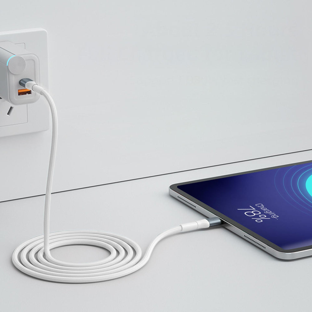 3mk Hyper Cable 3mk Hyper Cable N-SERIES USB-C / USB-C 1m 20V/5A 100W / white_1