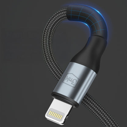 3mk Hyper Cable 3mk Hyper Cable N-SERIES USB-A / Lightning 1m 5V/2.4A 12W / black_4