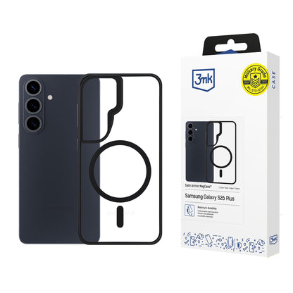 3mk Satin Armor MagCase for Samsung Galaxy S26+ - Black_1