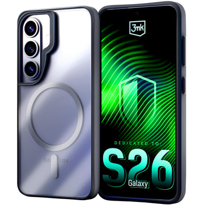 3mk Satin Armor MagCase for Samsung Galaxy S26 - Transparent Black_0