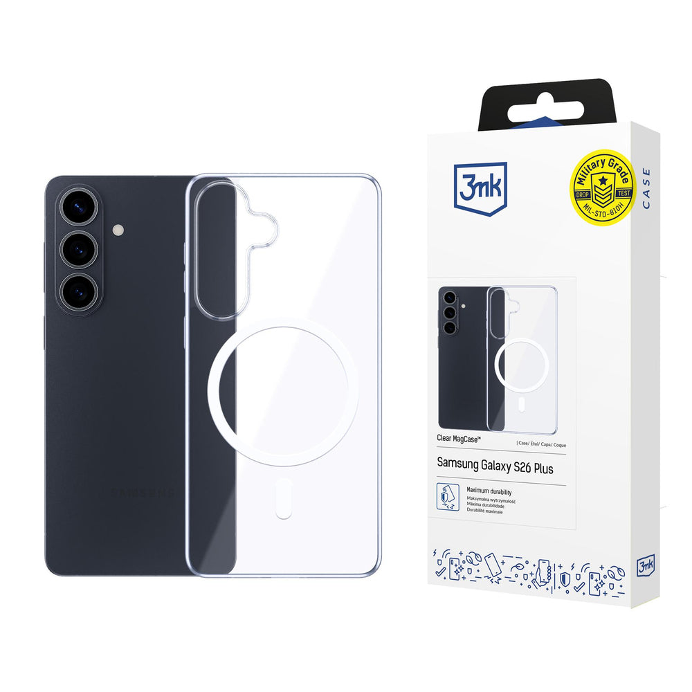 3mk Clear MagCase for Samsung Galaxy S26+ - transparent_0