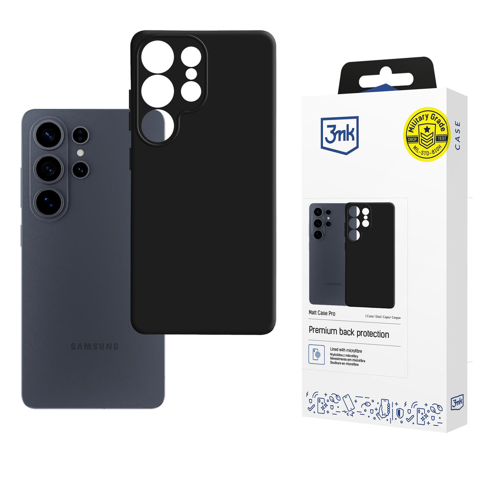 3mk Matt Case Pro for Samsung Galaxy S26 Ultra - Matte Black_0