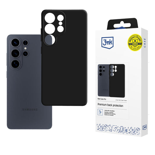 3mk Matt Case Pro for Samsung Galaxy S26 Ultra - Matte Black_0