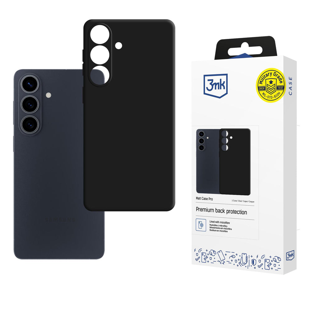 3mk Matt Case Pro for Samsung Galaxy S26 Pro - Matte Black_0