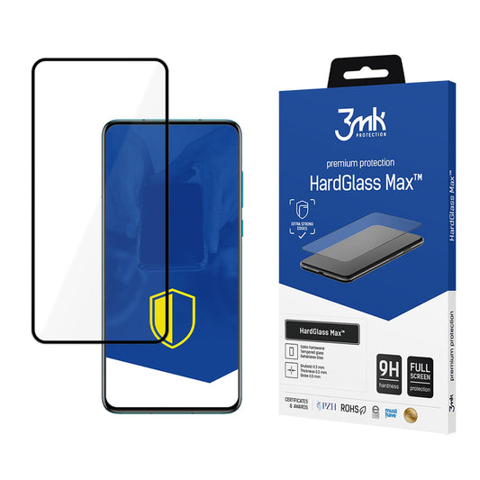 Reinforced tempered glass 3mk HardGlass Max Black for Huawei P40 Pro / P40 Pro+_0