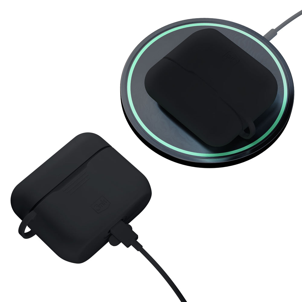 3mk Silicone AirPods Case for AirPods Pro 3 - Black_2
