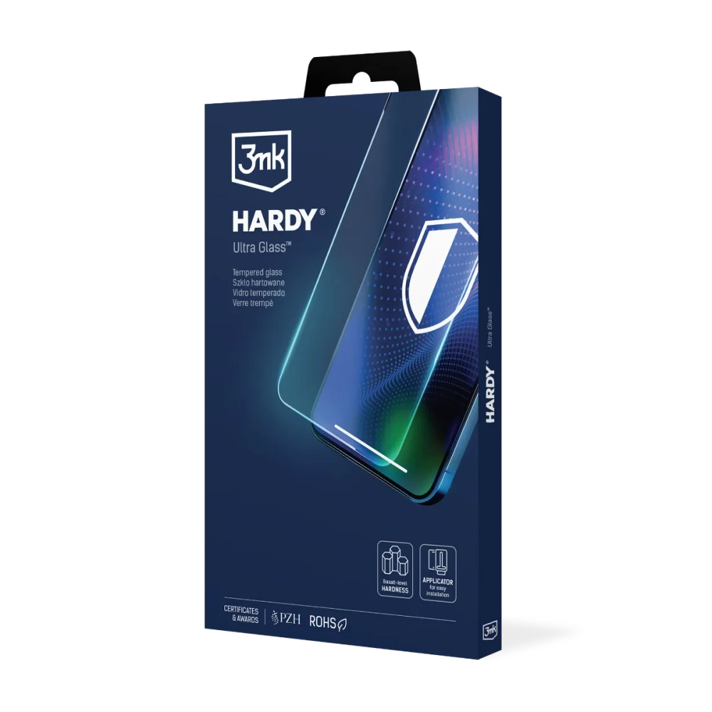 3mk HARDY® Ultra Glass™ tempered glass for iPhone 15 / 16_0
