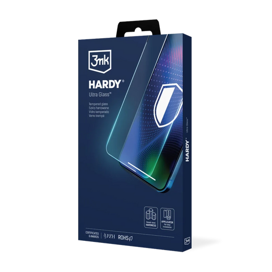 3mk HARDY® Ultra Glass™ tempered glass for iPhone 15 / 16_0
