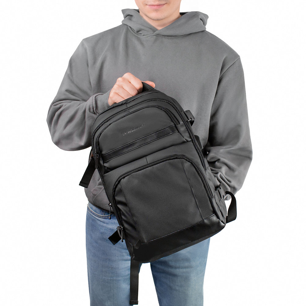 Wozinsky WPW-20L Backpack with Laptop Pocket for 15" Travel 40x20x25 cm for Hand Luggage - Black_14