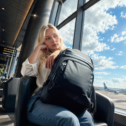Wozinsky WPW-20L Backpack with Laptop Pocket for 15" Travel 40x20x25 cm for Hand Luggage - Black_3