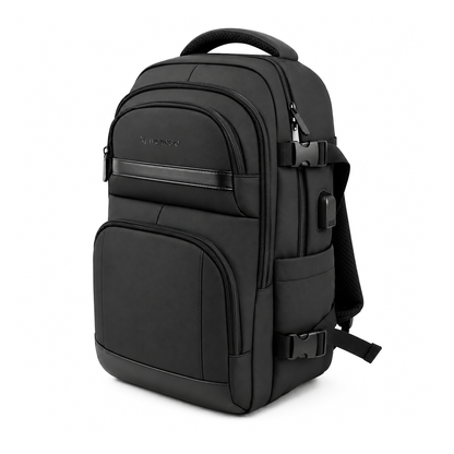 Wozinsky WPW-20L Backpack with Laptop Pocket for 15" Travel 40x20x25 cm for Hand Luggage - Black_0