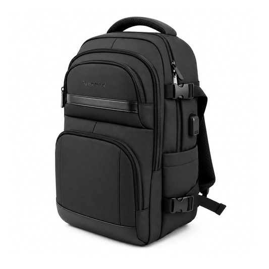 Wozinsky WPW-20L Backpack with Laptop Pocket for 15" Travel 40x20x25 cm for Hand Luggage - Black_0