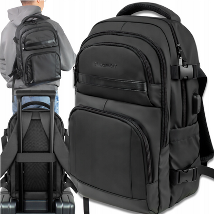 Wozinsky WPW-20L Backpack with Laptop Pocket for 15" Travel 40x20x25 cm for Hand Luggage - Black_15