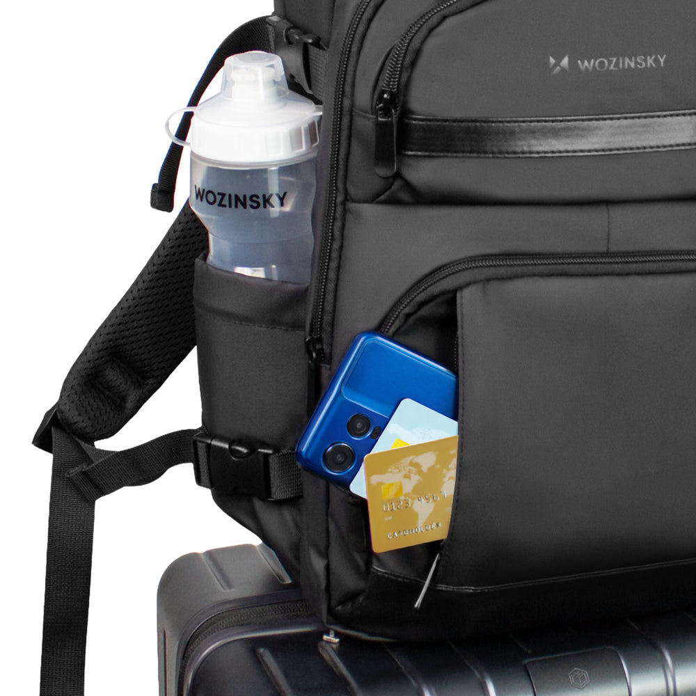 Wozinsky WPW-20L Backpack with Laptop Pocket for 15" Travel 40x20x25 cm for Hand Luggage - Black_5