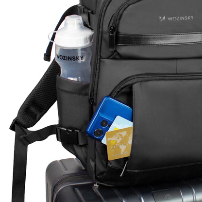 Wozinsky WPW-20L Backpack with Laptop Pocket for 15" Travel 40x20x25 cm for Hand Luggage - Black_5