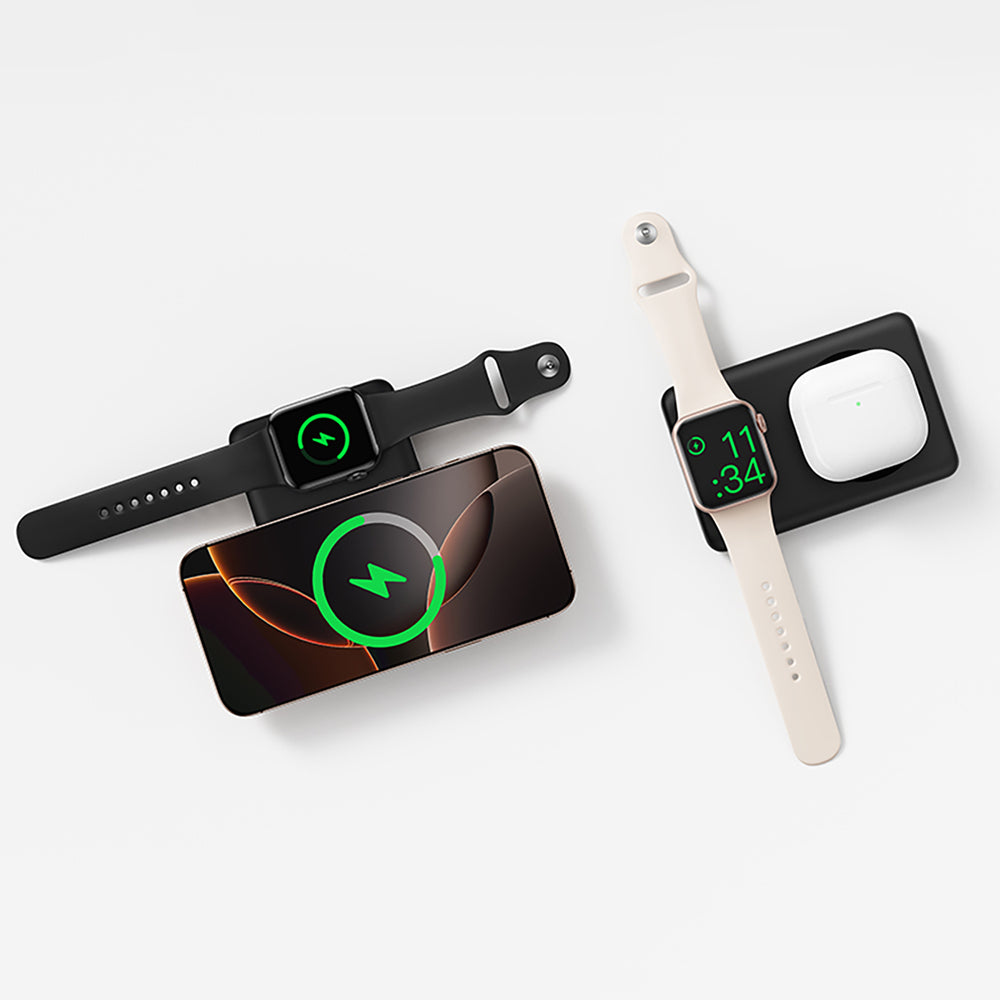 Powerbank Baseus EnerFill FT11 10000mAh 27W kompatybilny z MagSafe, do Apple Watch i smartfonów z kablem USB-C 20V/3A 30 cm - czarny_2