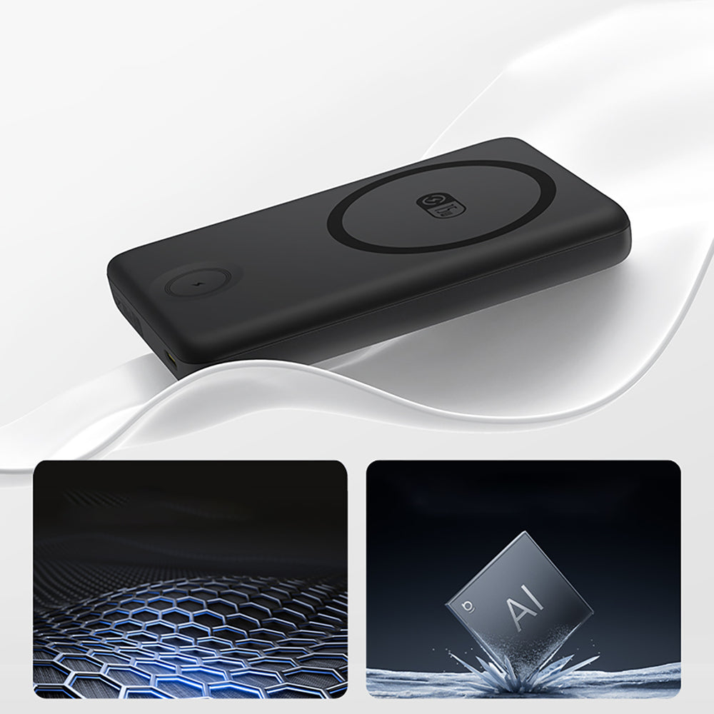 Powerbank Baseus EnerFill FT11 10000mAh 27W kompatybilny z MagSafe, do Apple Watch i smartfonów z kablem USB-C 20V/3A 30 cm - czarny_6