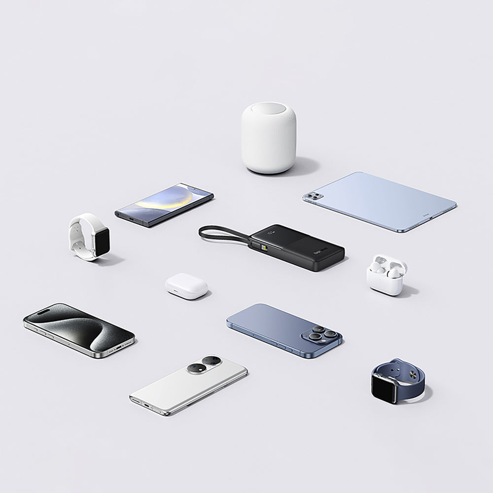 Powerbank Baseus Bipow 2 10000mah 20W z cyfrowym wyświetlaczem z wbudowanym kablem USB-C - czarny_16