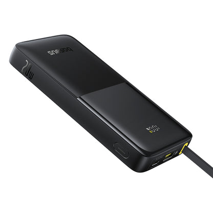 Powerbank Baseus Bipow 2 10000mah 20W z cyfrowym wyświetlaczem z wbudowanym kablem USB-C - czarny_2