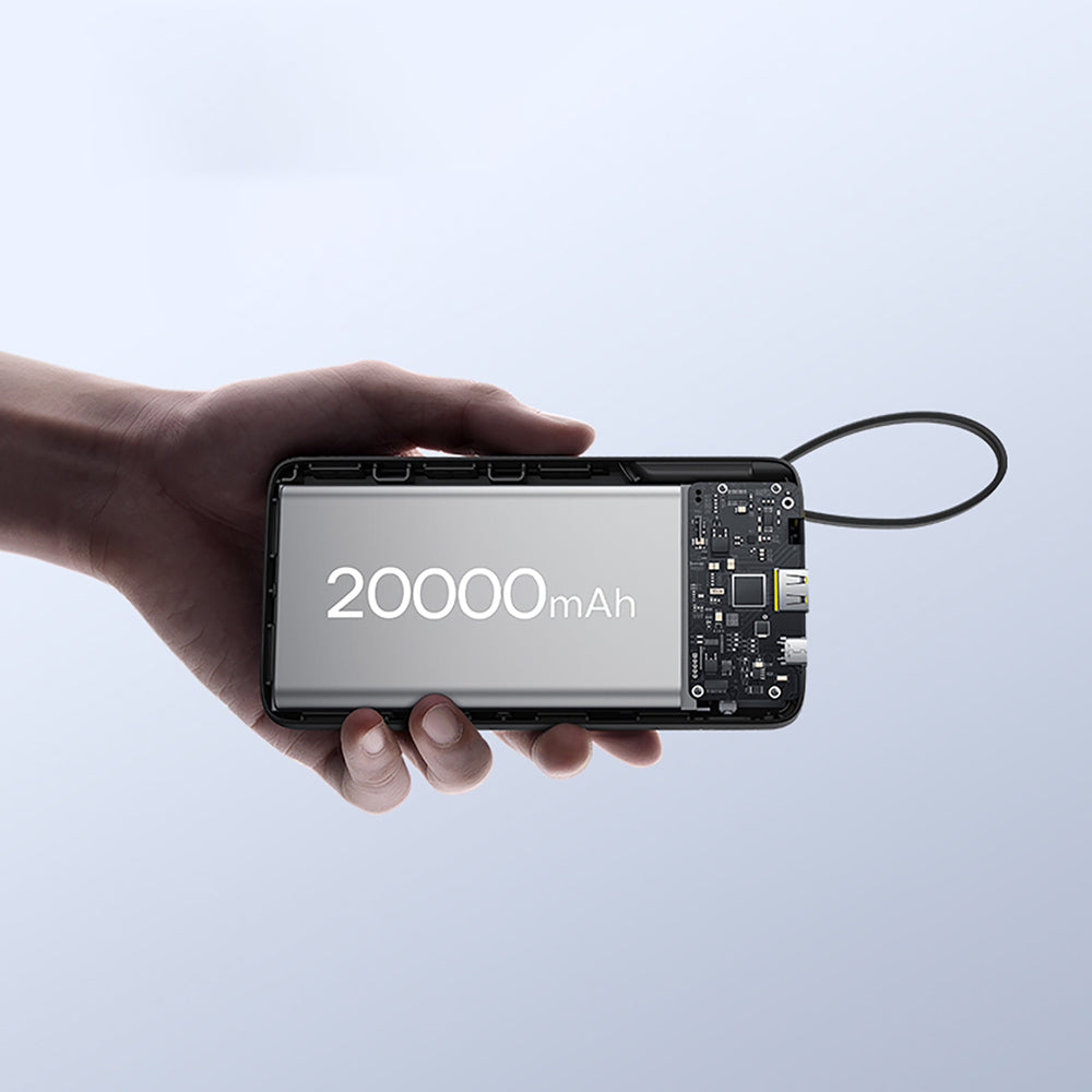 Powerbank Baseus Bipow 2 20000mah 20W z cyfrowym wyświetlaczem z wbudowanym kablem USB-C - czarny_12