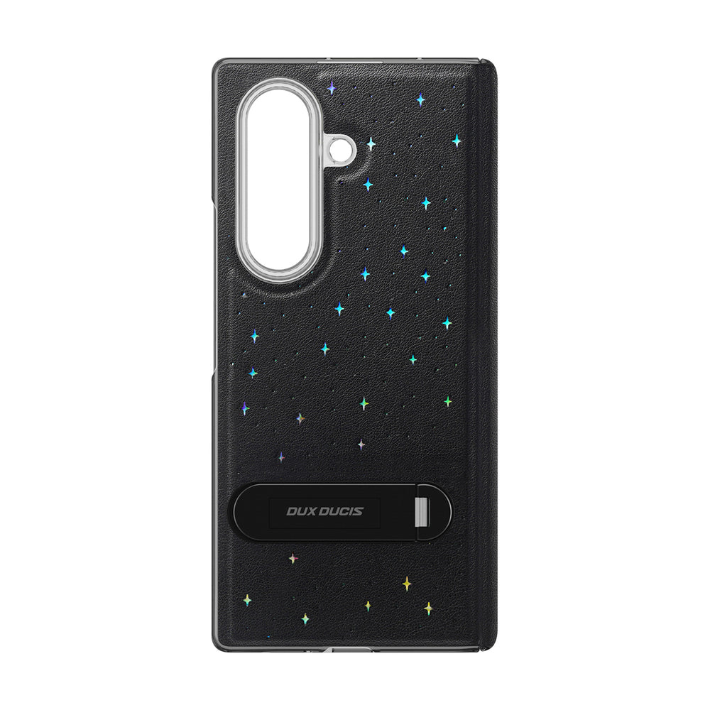 Dux Ducis Stex Case for Samsung Galaxy Z Fold 7 with 360° Stand - Black_0