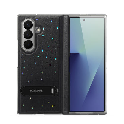 Dux Ducis Stex Case for Samsung Galaxy Z Fold 7 with 360° Stand - Black_1