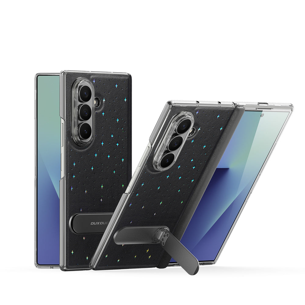 Dux Ducis Stex Case for Samsung Galaxy Z Fold 7 with 360° Stand - Black_2