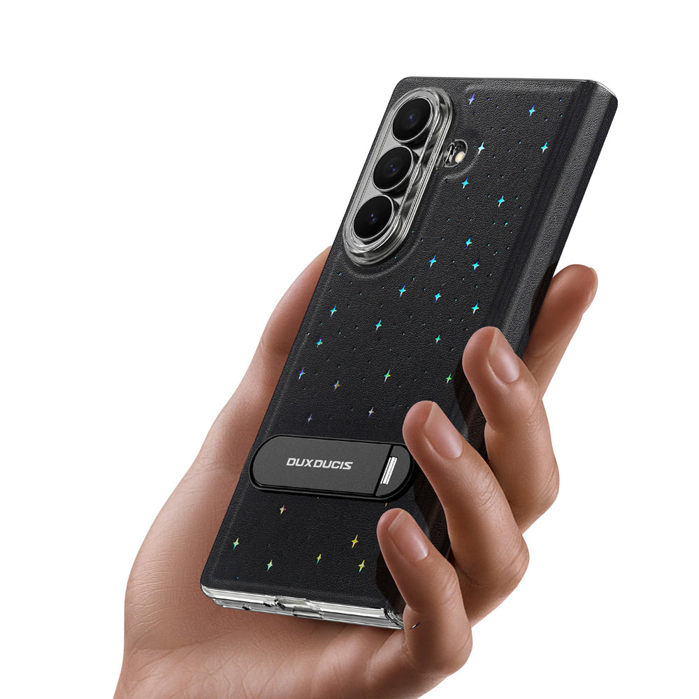 Dux Ducis Stex Case for Samsung Galaxy Z Fold 7 with 360° Stand - Black_5